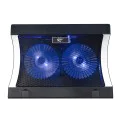 Охлаждаща стойка 9 - 17, 2x USB, 1000RPM - Havit (F2051) - Черна