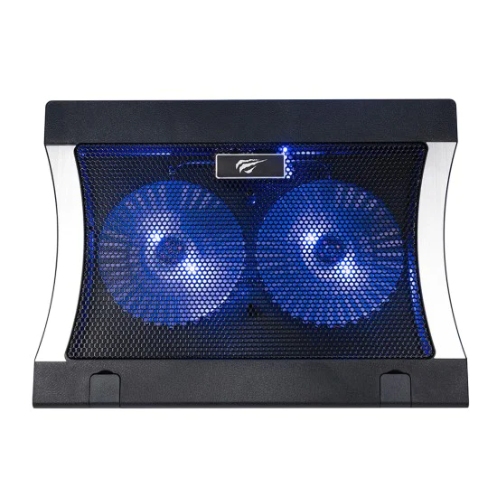 Охлаждаща стойка 9 - 17, 2x USB, 1000RPM - Havit (F2051) - Черна