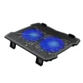 Охлаждаща стойка, 10 - 15.6, 2x USB, 26dBA - Havit (F2075) - Черен
