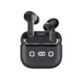 Bluetooth 5.4, ANC, TWS, Type-C, 420mAh, TWS, Безжични слушалки с цифров дисплей с Bluetooth 5.4, Type-C, TWS, 420mAh, Havit Life App - черни