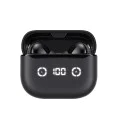 Bluetooth 5.4, ANC, TWS, Type-C, 420mAh, TWS, Безжични слушалки с цифров дисплей с Bluetooth 5.4, Type-C, TWS, 420mAh, Havit Life App - черни