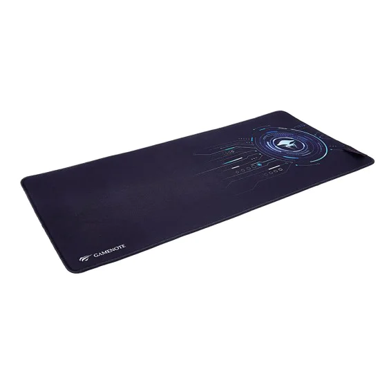 Havit - Подложка за мишка (MP849) - за игри, неплъзгаща се гумена основа, текстил - черна / синя