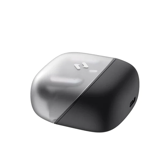 Безжични слушалки с щипка с отворено ухо, Bluetooth 5.3, TWS, USB-C, 400mAh - Havit (TW980) - бежови