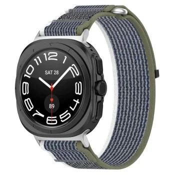 Techsuit - Watchband (W054) - Samsung Galaxy Watch Ultra 47mm / Watch Ultra 2 - Green / Gray
