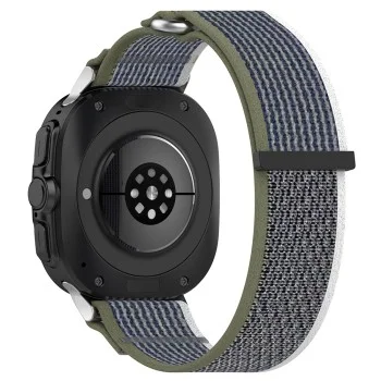 Techsuit - Watchband (W054) - Samsung Galaxy Watch Ultra 47mm / Watch Ultra 2 - Green / Gray