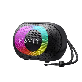 Havit - Безжична тонколона (SK885BT) - Type-C, Bluetooth 5.3, TWS, TF, FM, AUX, USB, Hands-free разговори, 1800mAh - Черна