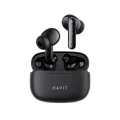 Havit - Безжични слушалки (TW967 Pro) - с микрофон, Bluetooth 5.3, True Wireless Stereo, Type-C, 300mAh - Черни