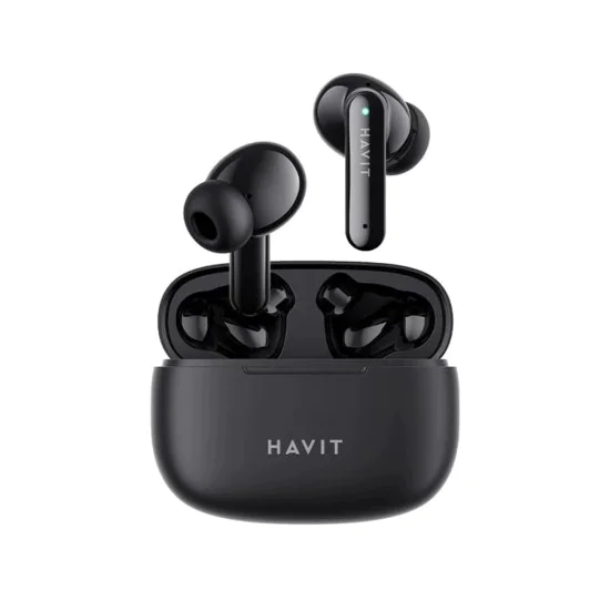Havit - Безжични слушалки (TW967 Pro) - с микрофон, Bluetooth 5.3, True Wireless Stereo, Type-C, 300mAh - Черни