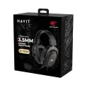 Havit - Геймърски слушалки (H2002d) - Свалящ се микрофон, Съвместими с PS4/XBOX, Жак 3.5 мм, Кабел 2 м - Зелени
