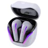 Безжични слушалки за видео игри, Bluetooth 5.3, RGB, Type-C, 400mAh - Havit (TW970) - Бял
