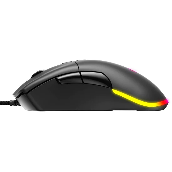 Havit - Кабелна геймърска мишка (MS954) - 800/1600/2400/3200/6400/12000 DPI, 1.6 м, 5V - Черна