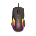 Кабелна мишка за игри 1200/2400/2400/3200/4800/6400/8000 DPI, 1.6m, 5V - Havit (MS959S) - Черен / Охра
