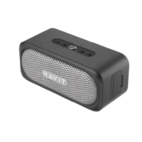 Havit - Безжична тонколона (SK905BT) - Type-C, Bluetooth 5.3, TWS, TF, AUX, Hands-Free разговори, IPX7, 2000mAh - Черна