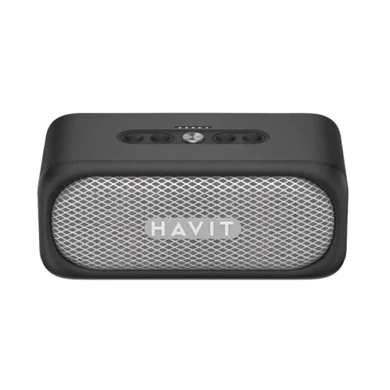 Havit - Безжична тонколона (SK905BT) - Type-C, Bluetooth 5.3, TWS, TF, AUX, Hands-Free разговори, IPX7, 2000mAh - Черна