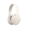 Havit - Безжични слушалки (H633BT) - с микрофон, Bluetooth 5.1, Сгъваеми, Управление с бутони, AUX, USB-C, 350mAh - Бежови