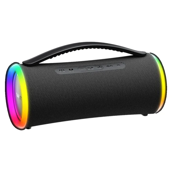 Havit - Безжична тонколона (SK834BT) - Type-C, Bluetooth 5.3, TWS, TF, FM, USB, RGB светлини, IPX6, 4000mAh - Черна