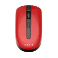 Мишка Fara Fir 2.4GHz, 800-1200-1600 DPI - Havit (MS989GT) - Черен / Червен