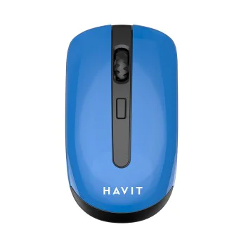 Мишка Fara Fir 2.4GHz, 800-1200-1600 DPI - Havit (MS989GT) - Черен / Син