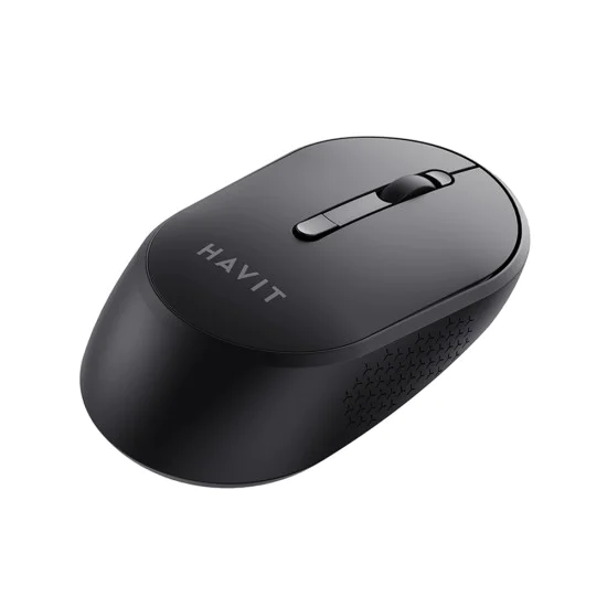 Havit - Безжична мишка (MS78GT) - 2.4GHz, 1200/2400/3200 DPI, AA батерия - Черна