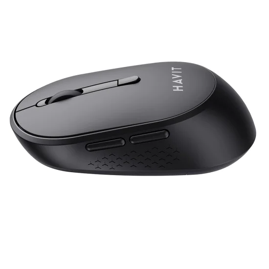 Havit - Безжична мишка (MS78GT) - 2.4GHz, 1200/2400/3200 DPI, AA батерия - Черна