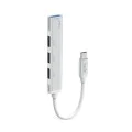 Havit - Докинг станция (HB41) - USB 3.0, 3x USB 2.0, дължина на кабела 11.8 см, алуминиева сплав - сребриста