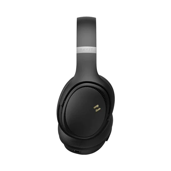 Havit - Безжични слушалки (H630BT Pro) - Bluetooth 5.3, ANC, Сгъваеми, Преносими, 500mAh, Type-C - Черни