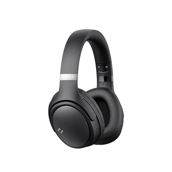 Havit - Безжични слушалки (H630BT) - Bluetooth 5.3, Сгъваеми, Преносими, TF карта, FM режим, AUX, Type-C, 500mAh - Черни