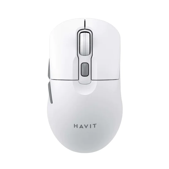 Мишка Fara Fir 2.4GHz, 800/1200/1600 DPI, ABS, PC- Havit (MS59WB) - Бяла