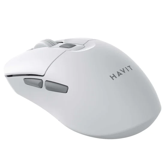 Мишка Fara Fir 2.4GHz, 800/1200/1600 DPI, ABS, PC- Havit (MS59WB) - Бяла
