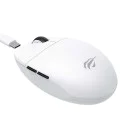 Havit - Безжична геймърска мишка (MS1039W) - 2.4GHz, 800/1400/2200/2800/6400/7400DPI, 500mAh - Бяла
