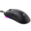 Havit - Безжична геймърска мишка (MS966WB) - 2.4GHz, 800/1600/2400/3200/6000/10000 DPI, 500mAh - Черна