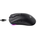 Havit - Безжична геймърска мишка (MS966WB) - 2.4GHz, 800/1600/2400/3200/6000/10000 DPI, 500mAh - Черна