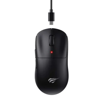 Havit - Безжична геймърска мишка (MS970WB Pro) - 2.4GHz, 800/1600/2400/3200/6400/12000 DPI, 300mAh - Черна