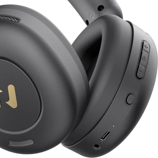 Havit - Безжични слушалки (H655BT Pro) - с калъф, Bluetooth 5.3, шумопотискане, многоточкови, Hi-Res, 700mAh - черни