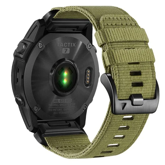 Каишка за Instinct 2S/2S Solar/Approach S70 42mm/fenix 7S Pro Sapphire Solar - Techsuit - Каишка за часовник QuickFit 20mm (W070) - Green Dew