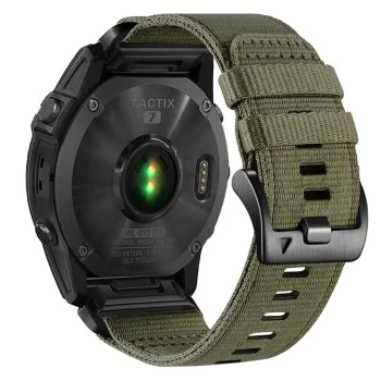 Каишка за Garmin Fenix ​​3/3 HR/5X/5X Plus/6X/6X Pro/7X/7X Pro Solar - Techsuit - Каишка за часовник QuickFit 26mm (W070) - Camo Green