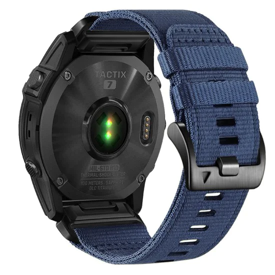 Каишка за Instinct 2S Solar/Approach S70 42mm/fenix 7S Pro Sapphire Solar - Techsuit - Каишка за часовник QuickFit 20mm (W070) - Nightshade Blue