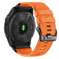 Каишка за Garmin Fenix ​​3/3 HR/5X/5X Plus/6X/6X Pro/7X/7X Pro Solar - Techsuit - Каишка за часовник QuickFit 26mm (W070) - Orange Blossom