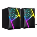 Компютърни говорители – Havit (SK763) – USB 2.0, RGB – Черни