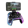 Безжичен гейминг контролер – Havit (G158BT Pro) – Android/iOS/Xbox/PS4/PS3, Turbo, Sleep Mode – Прозрачен