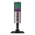 Геймърски микрофон – Havit (GK61) – RGB, USB-C, 100-18000 Hz – Сив
