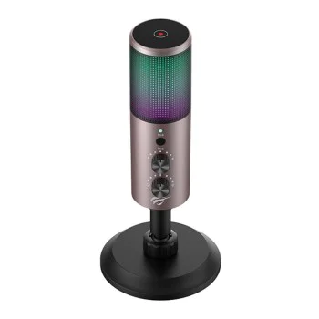 Геймърски микрофон – Havit (GK61) – RGB, USB-C, 100-18000 Hz – Сив