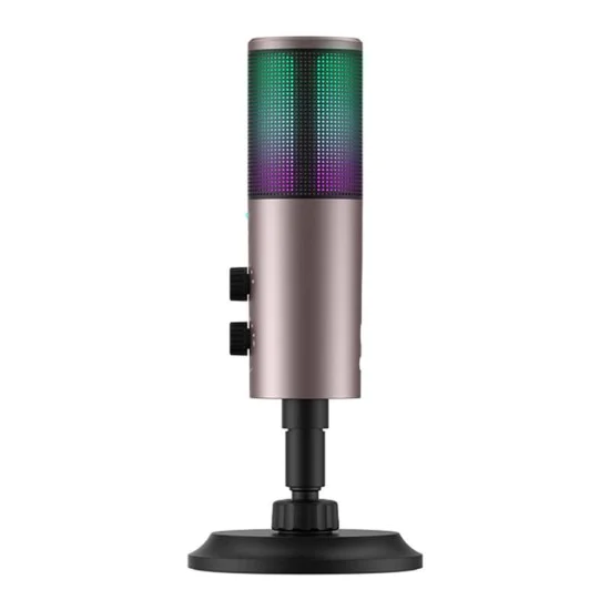 Геймърски микрофон – Havit (GK61) – RGB, USB-C, 100-18000 Hz – Сив