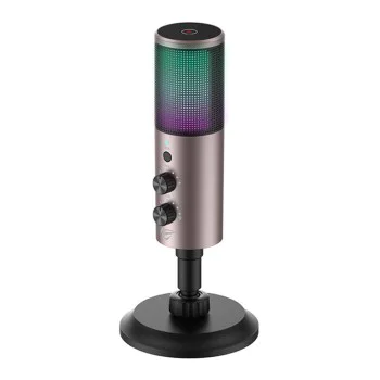 Геймърски микрофон – Havit (GK61) – RGB, USB-C, 100-18000 Hz – Сив