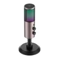 Геймърски микрофон – Havit (GK61) – RGB, USB-C, 100-18000 Hz – Сив