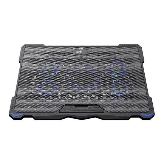 Охладител за лаптоп 17 – Havit (F2076) – 2x USB, 1200-2400 rpm, 20 dB, 5 вентилатора – Черен