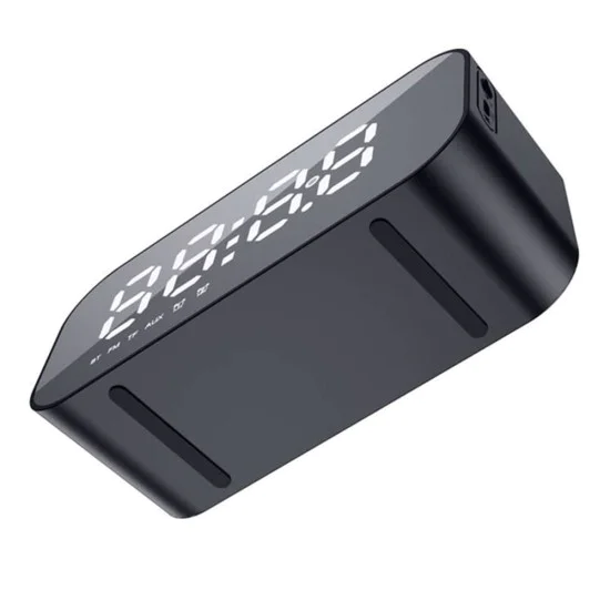 Bluetooth високоговорител – Havit M3 – Аларма, радио, BT 5.0, 1200mAh, 3W, AUX, MicroSD – Черен