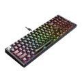 Геймърска механична клавиатура – Havit (KB875L) – RGB, USB-C – Прозрачна/Черна