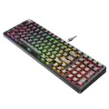 Геймърска механична клавиатура – Havit (KB875L) – RGB, USB-C – Прозрачна/Черна