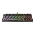 Геймърска механична клавиатура – Havit (KB875L) – RGB, USB-C – Прозрачна/Черна